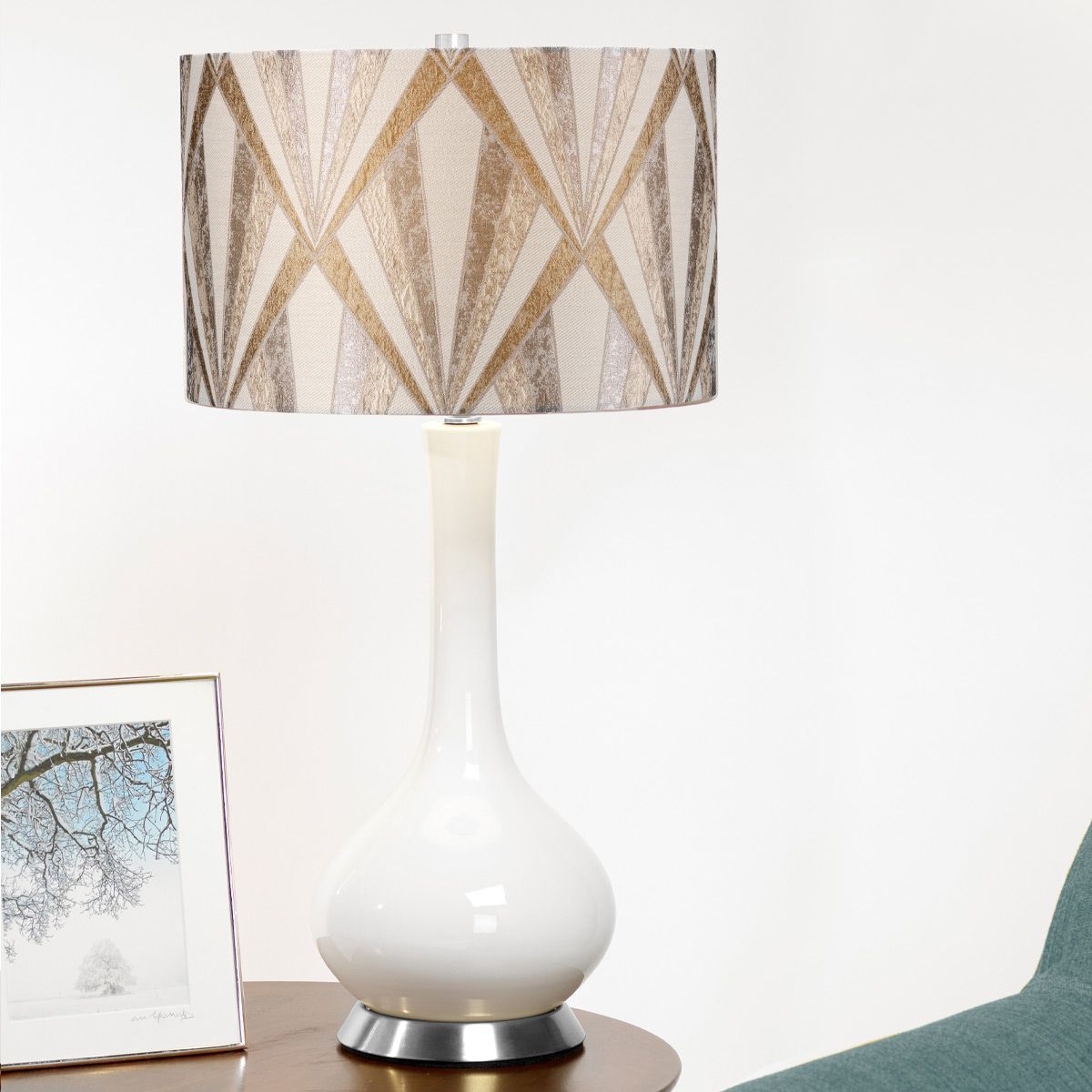 Bruno Table Lamp - Silver