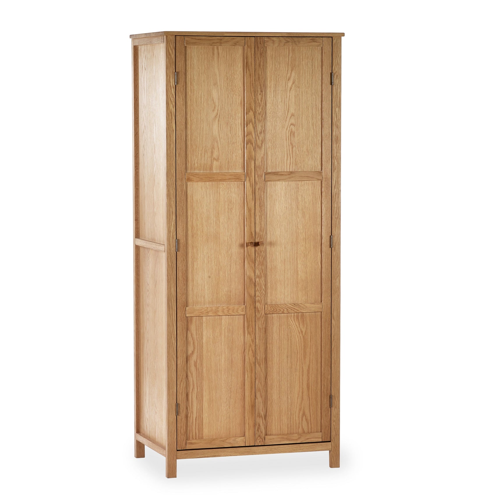 Osborne Solid Oak Wood Double Wardrobe