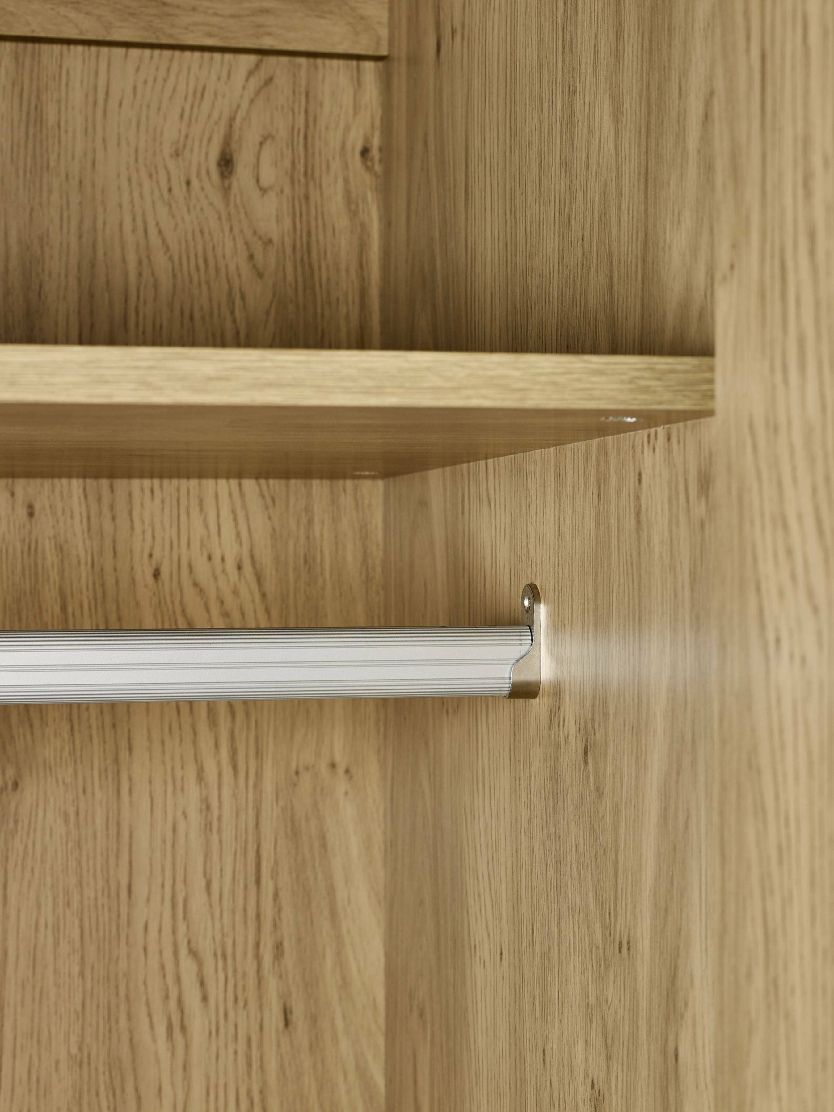 Boswell Oak Wood Double Wardrobe