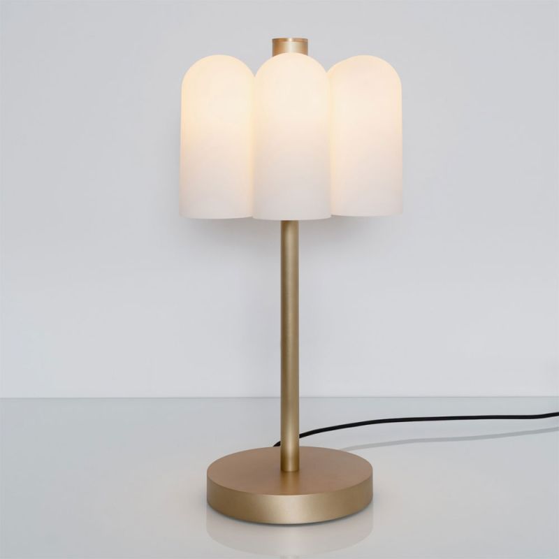 Schwung Odyssey 6 Burnished Brass Table Lamp