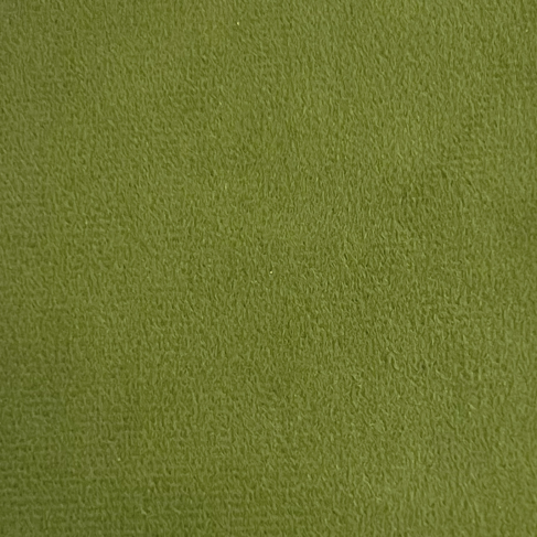 Eclipse Olive Green Velvet Round Half Moon Armchair