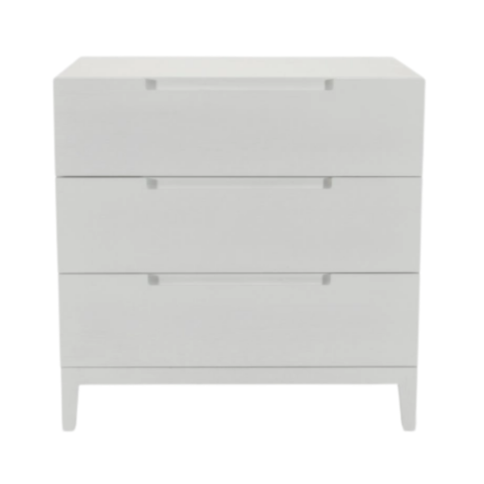 Orchid White Oak Wood Chest of Drawers