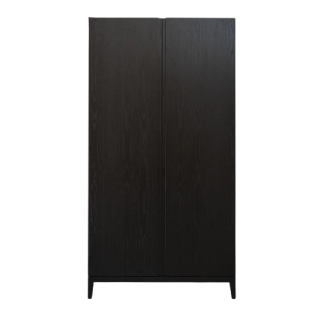 Orchid Wenge Black Oak Wood Double Wardrobe