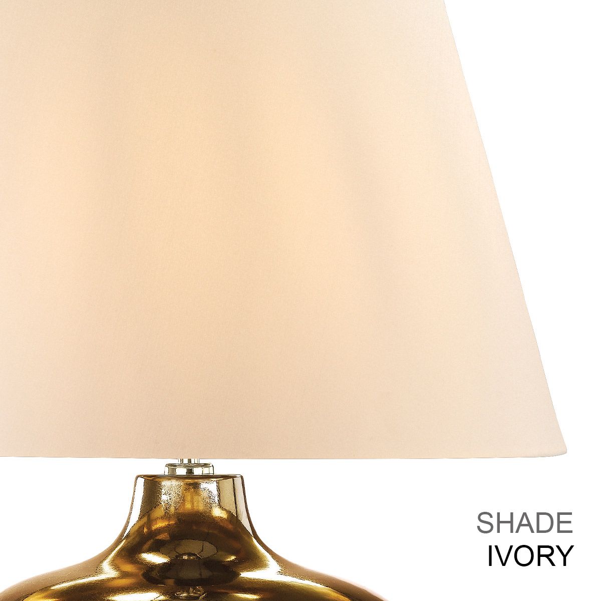 Ottoman Table Lamp - Ivory shade