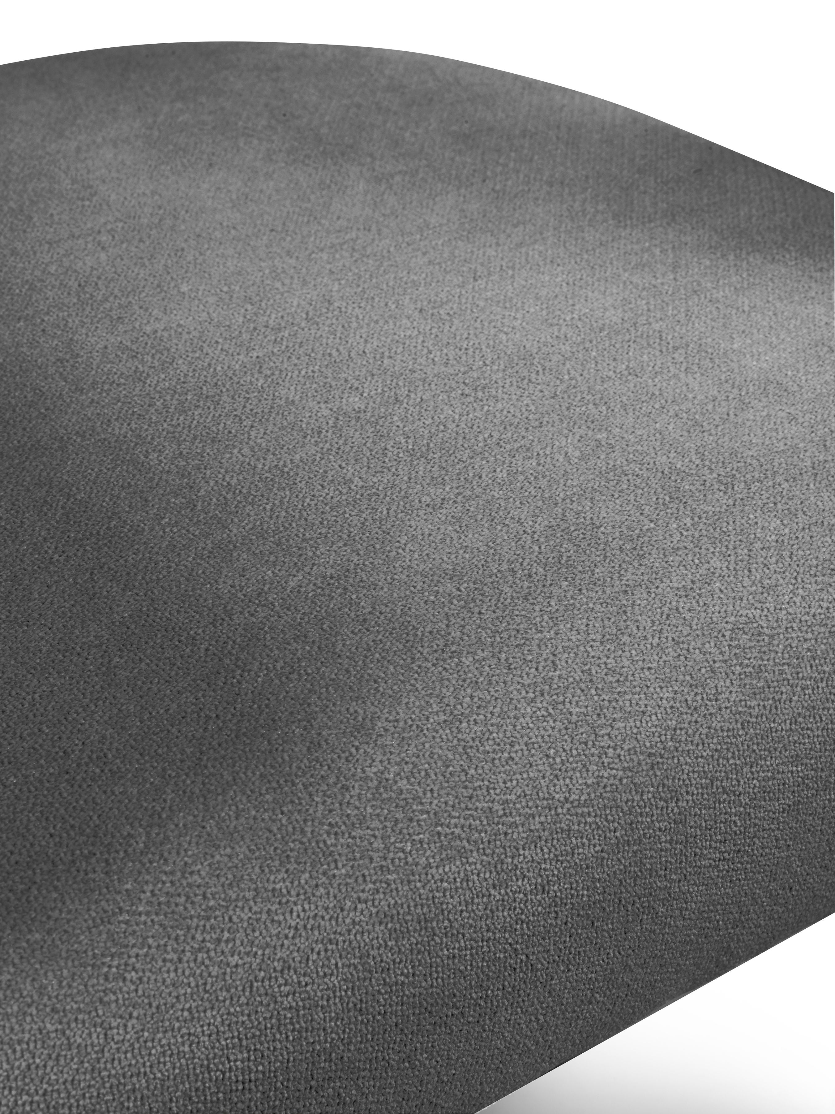 Marnie Grey Chenille Tripod Dining Chair