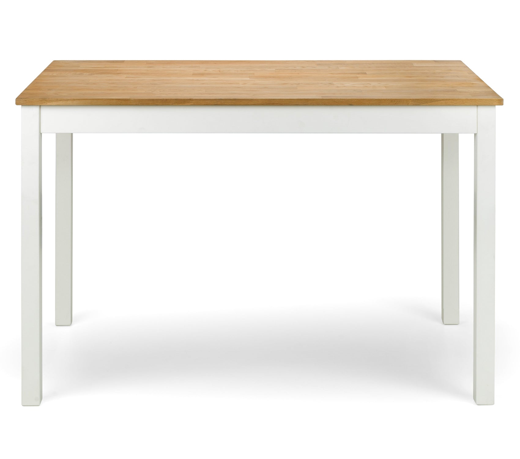 Osborne Solid Oak Wood & Ivory Rectangular Dining Table