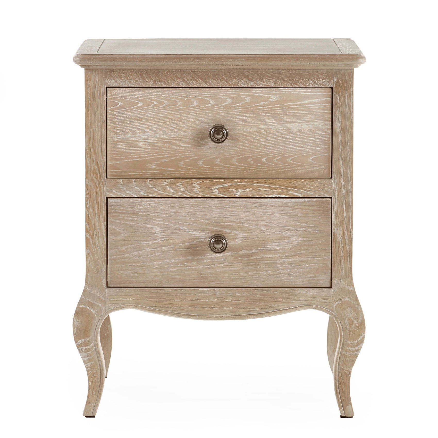 Alda Oak Wood Bedside Table