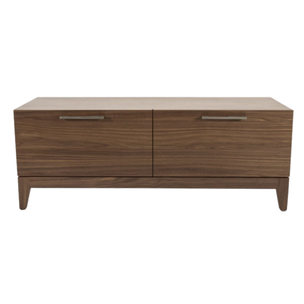 Peony Walnut Brown Oak Wood TV Unit