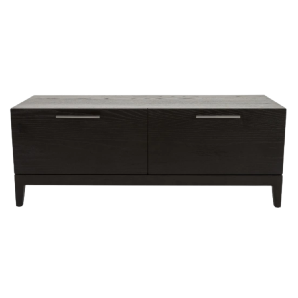 Peony Wenge Black Oak Wood TV Unit - CLEARANCE