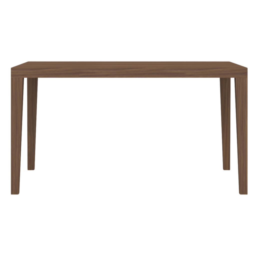 Peony Walnut Brown Oak Wood Dining Table | 4-6 Seater