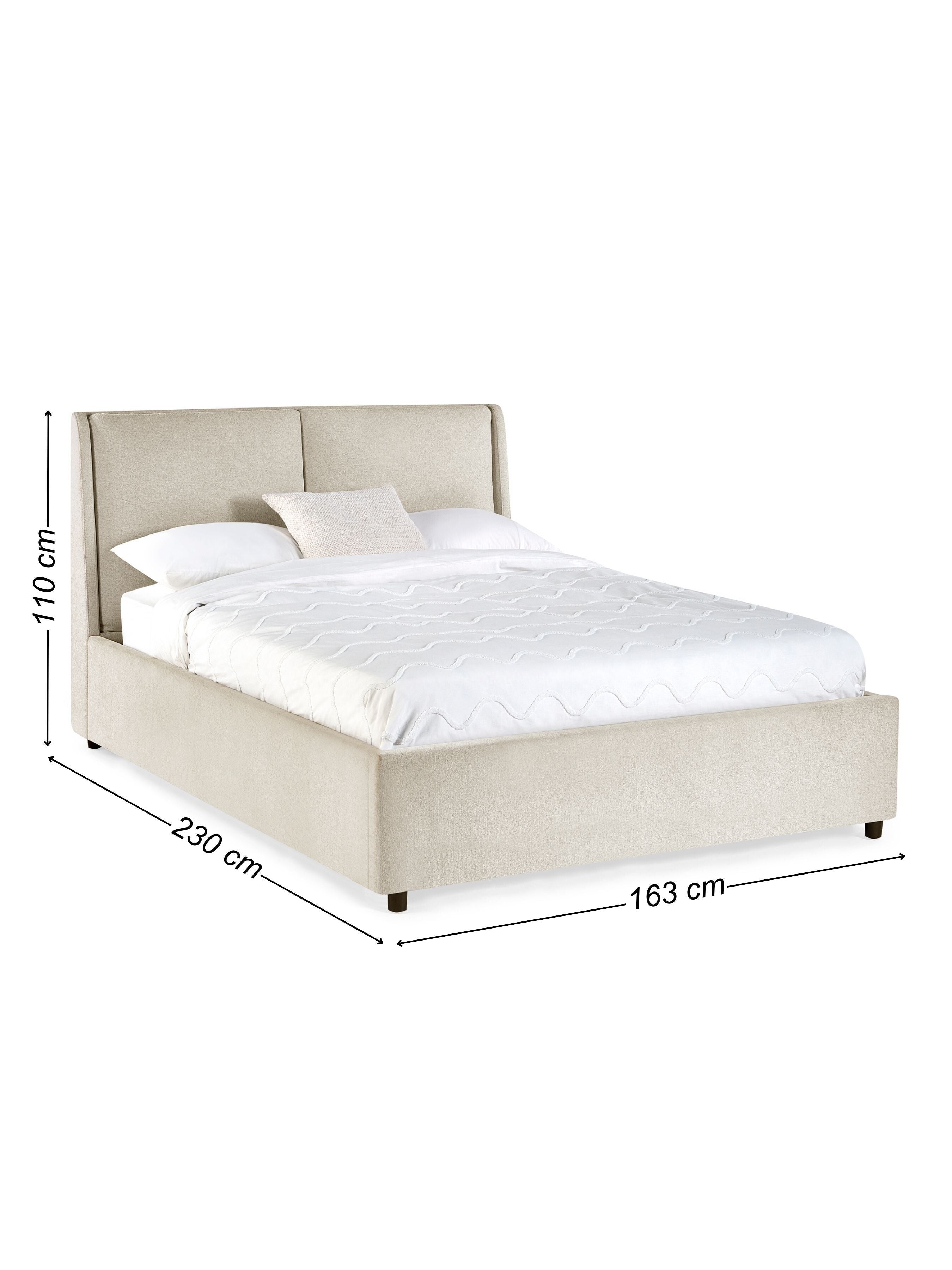 Harmony Beige Ottoman Storage King Bed