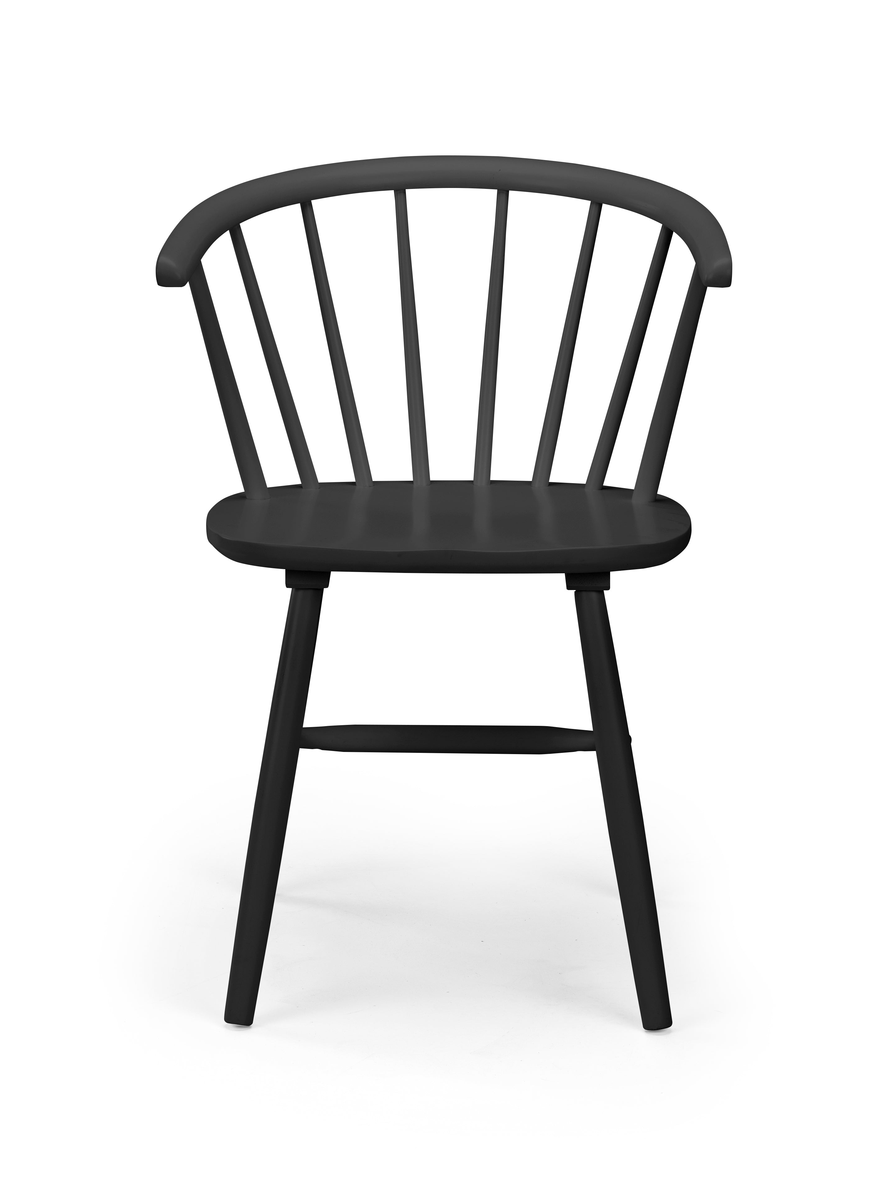 Adeline Scandi Black Wood Dining Chair