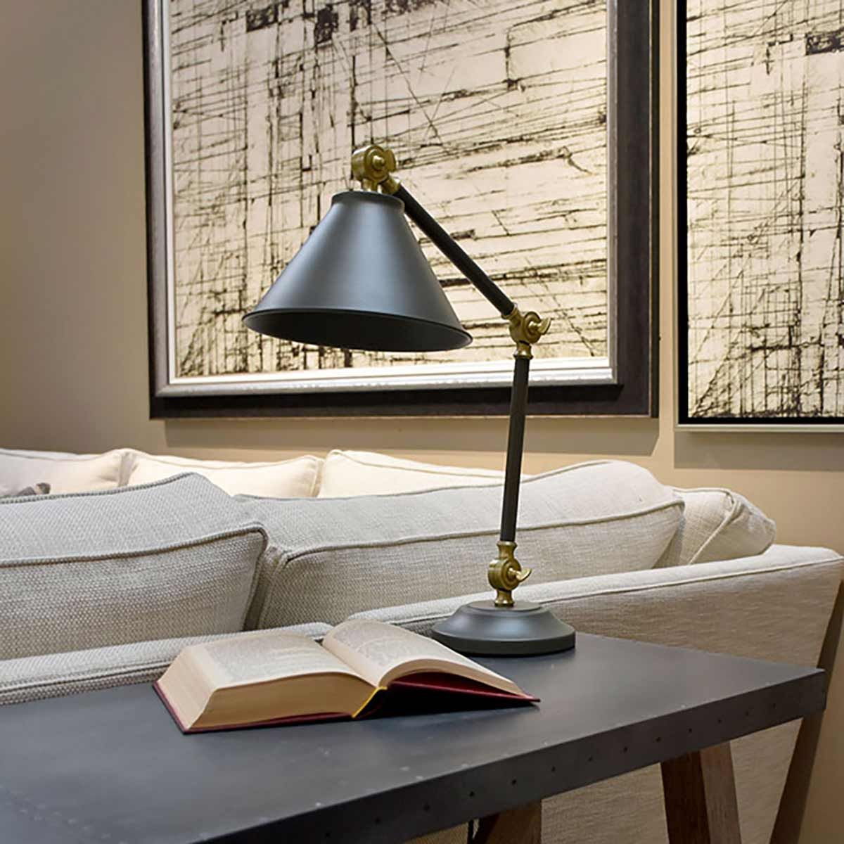 Stratford Element Mini Table Lamp - Grey