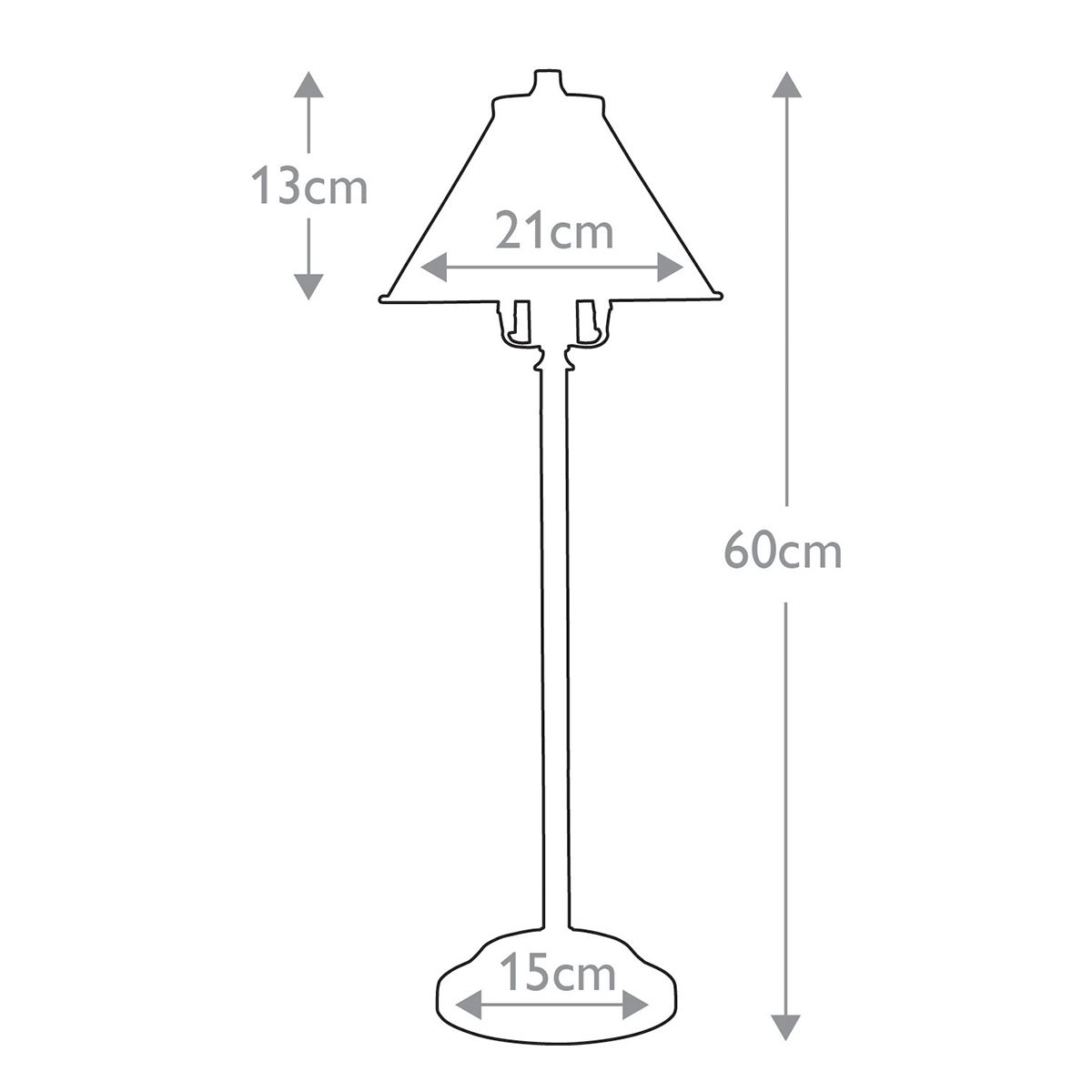 Stratford Stick Lamp - Brass