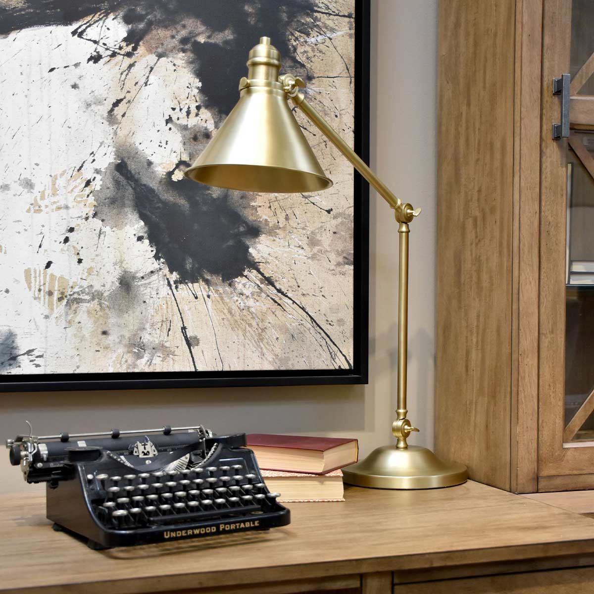 Stratford Table Lamp - Brass