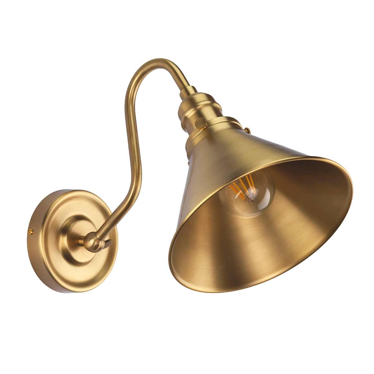Stratford Single Wall Light - Brass