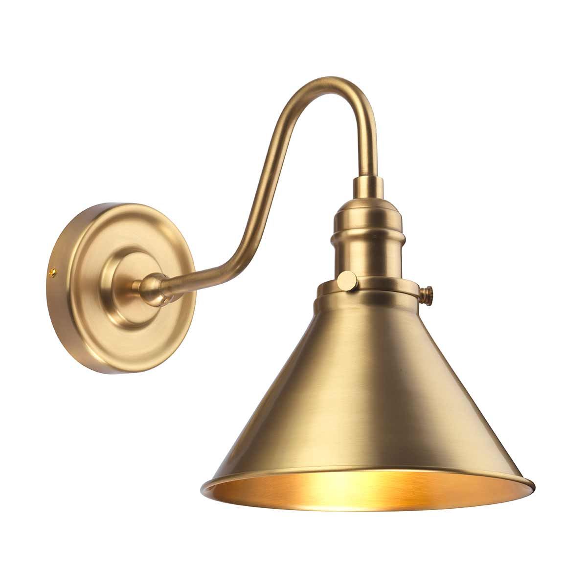 Stratford Single Wall Light - Brass