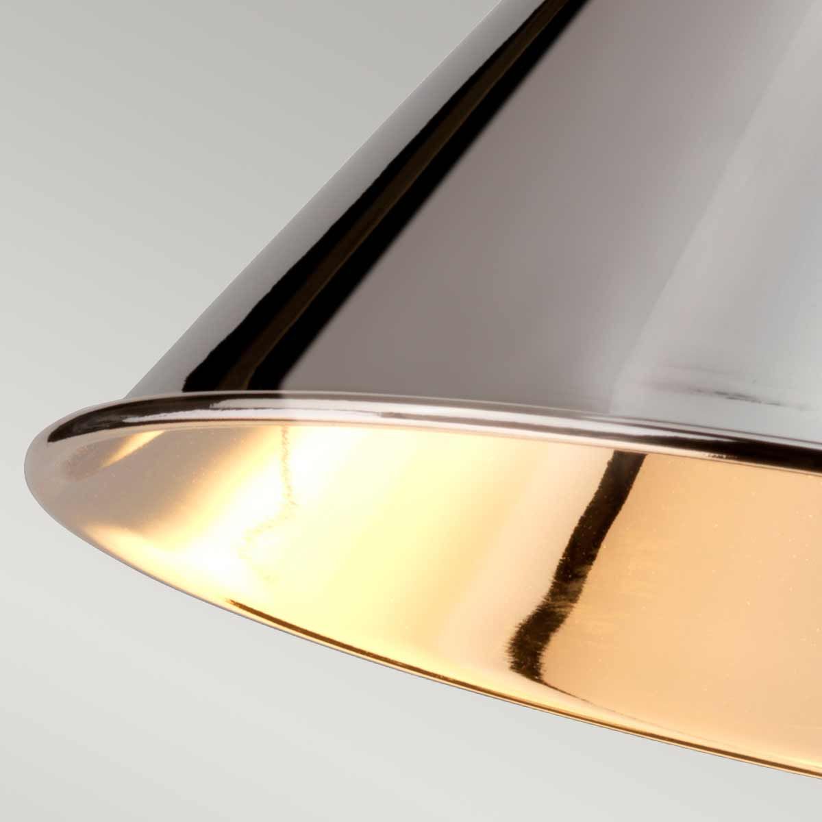 Stratford Single Wall Light - Nickel