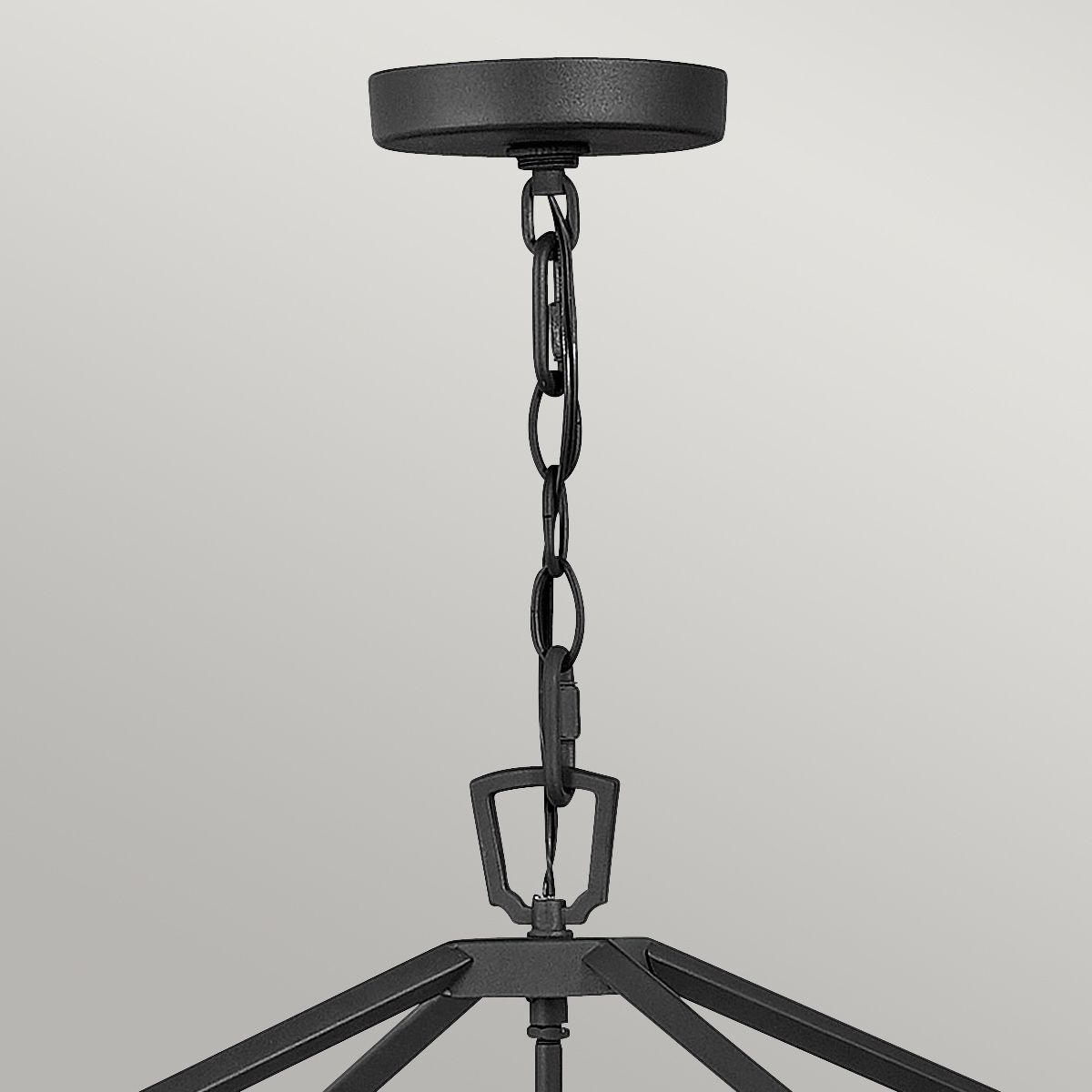 Quintiesse - Alford Place 4 Light Outdoor Pendant Light - Black