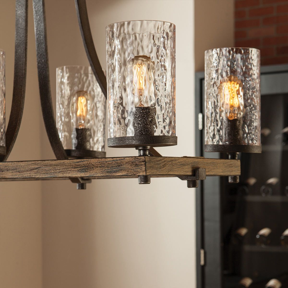 Quintiesse - Angelo 8 Light Isle Chandelier - Grey