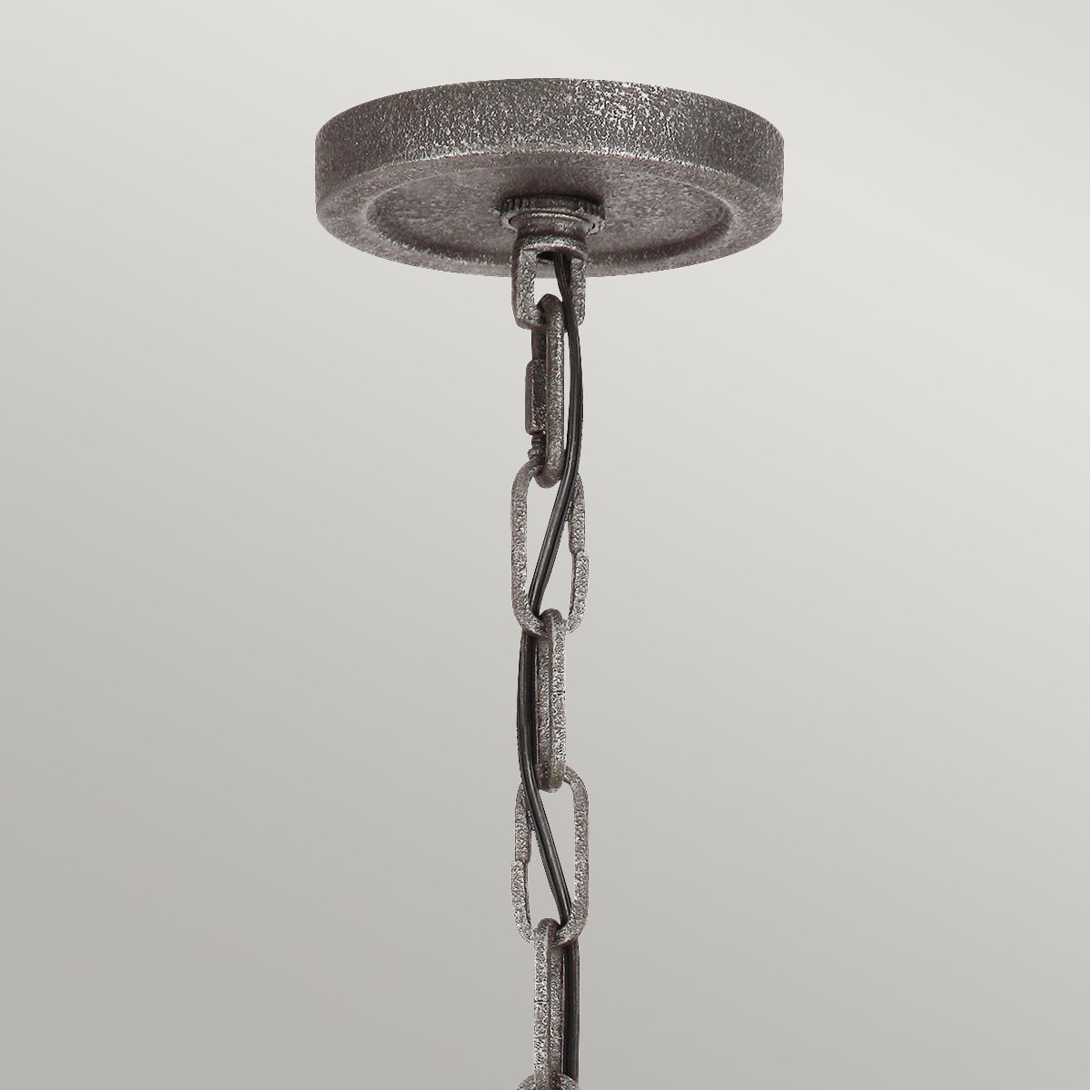 Quintiesse - Angelo 9 Light Chandelier - Grey
