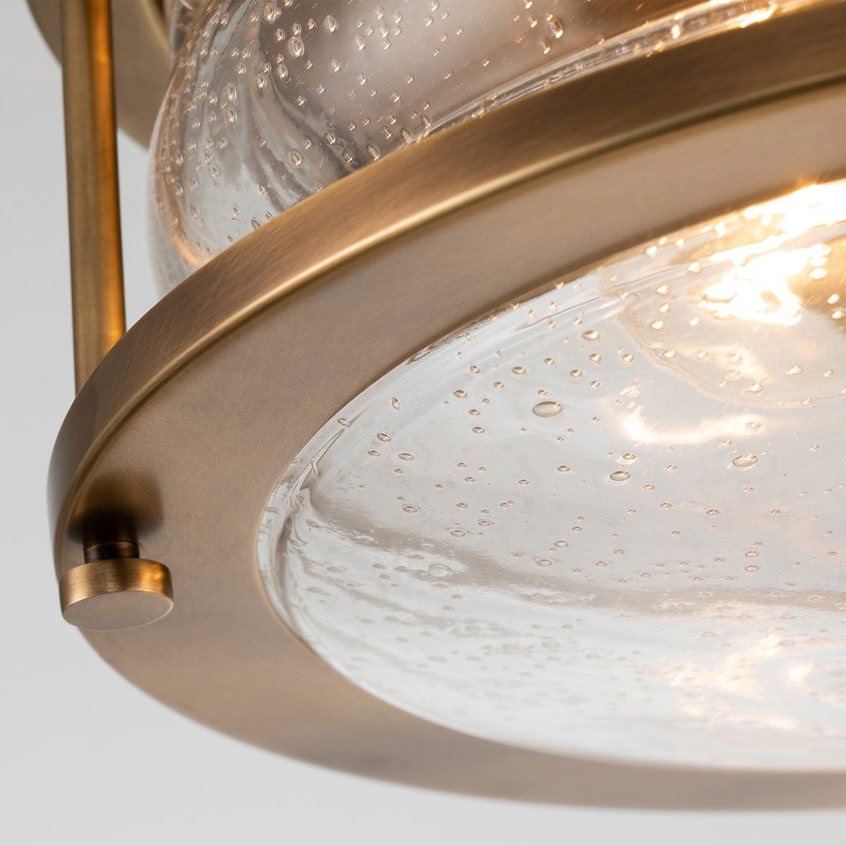 Quintiesse - Ashland Bay Double Flush Ceiling Light - Brass
