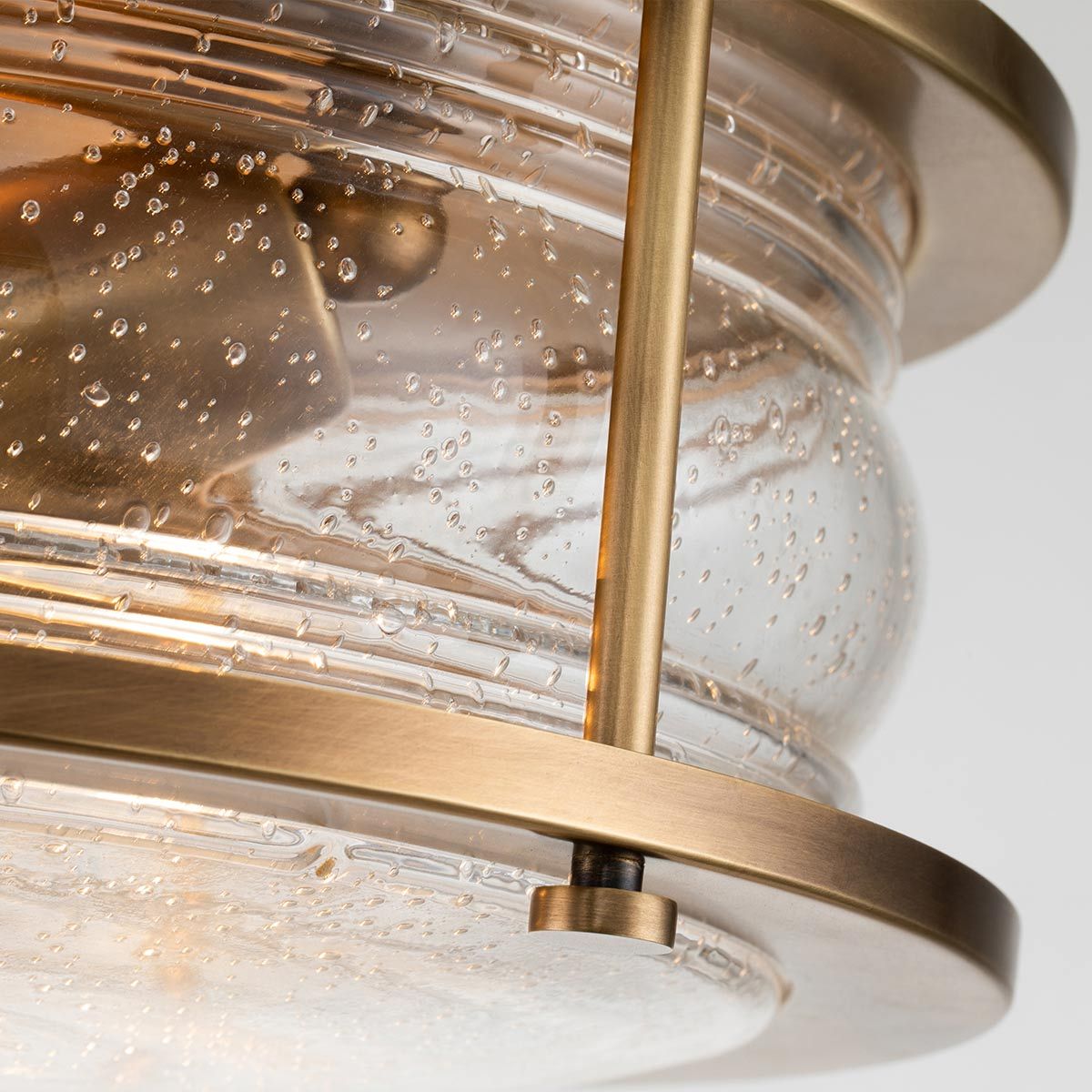 Quintiesse - Ashland Bay Double Flush Ceiling Light - Brass
