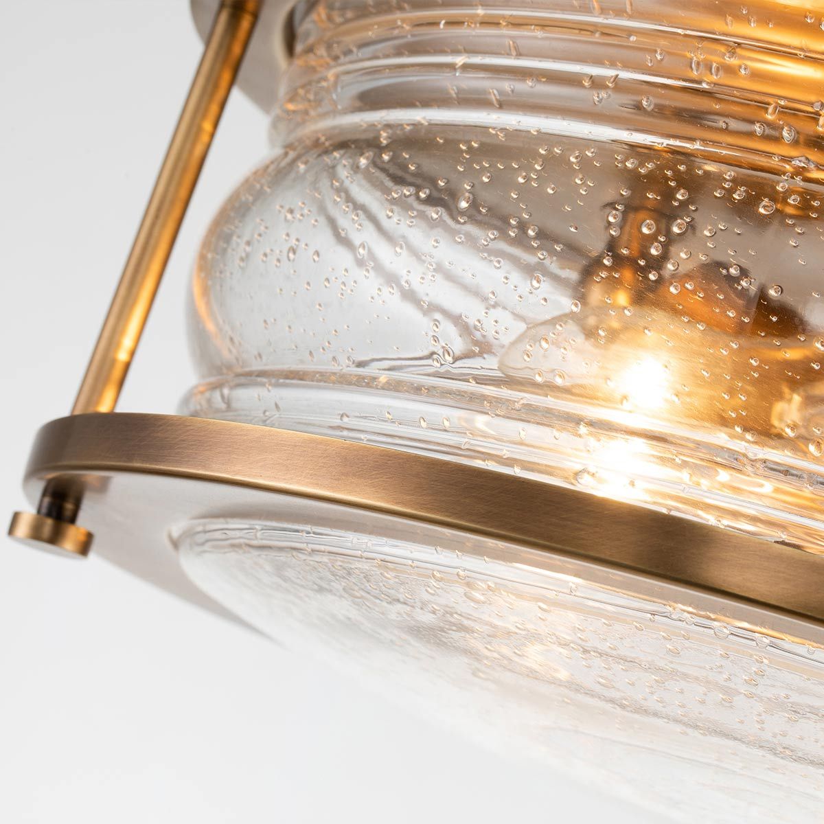 Quintiesse - Ashland Bay Double Flush Ceiling Light - Brass