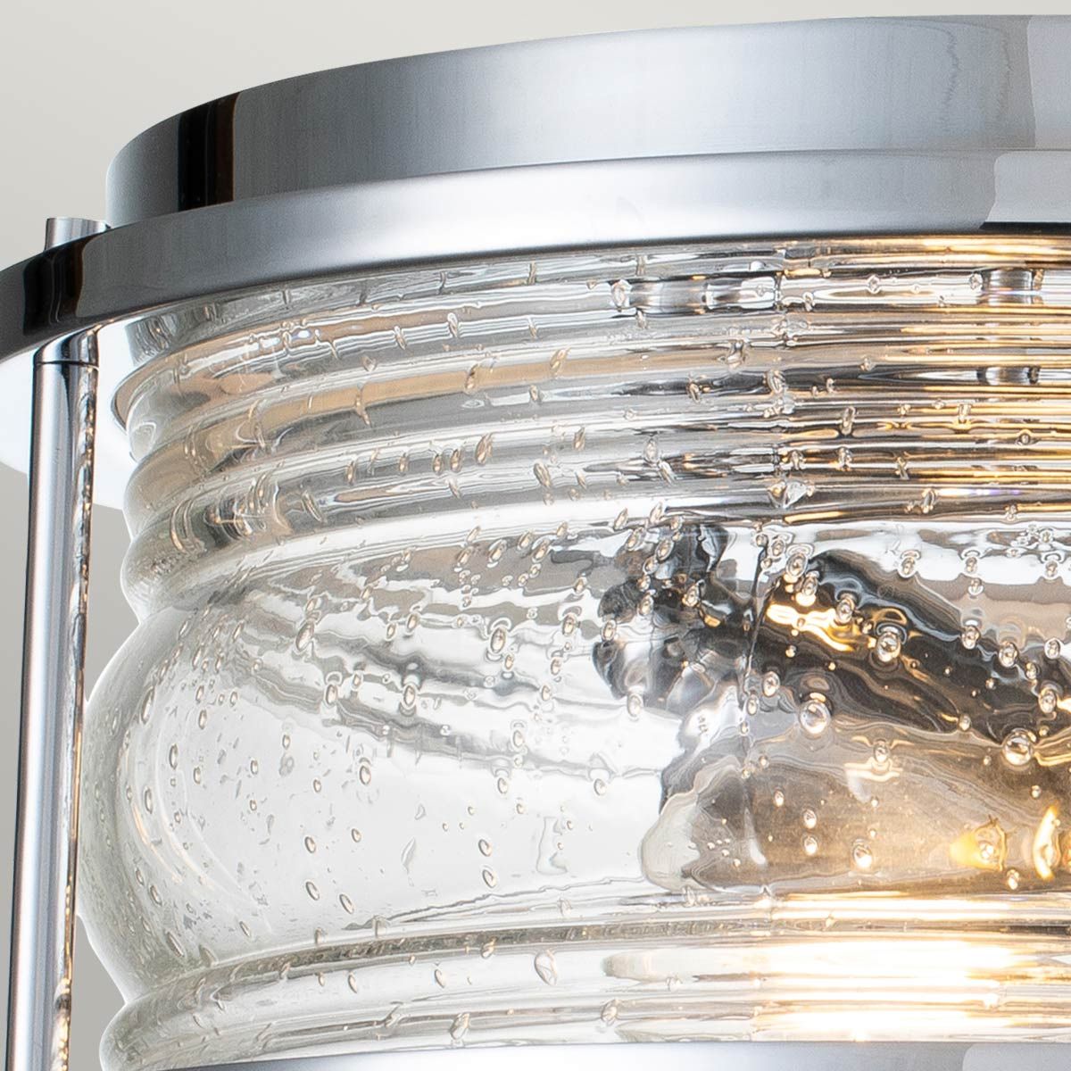 Quintiesse - Ashland Bay Double Flush Ceiling Light - Polished Chrome