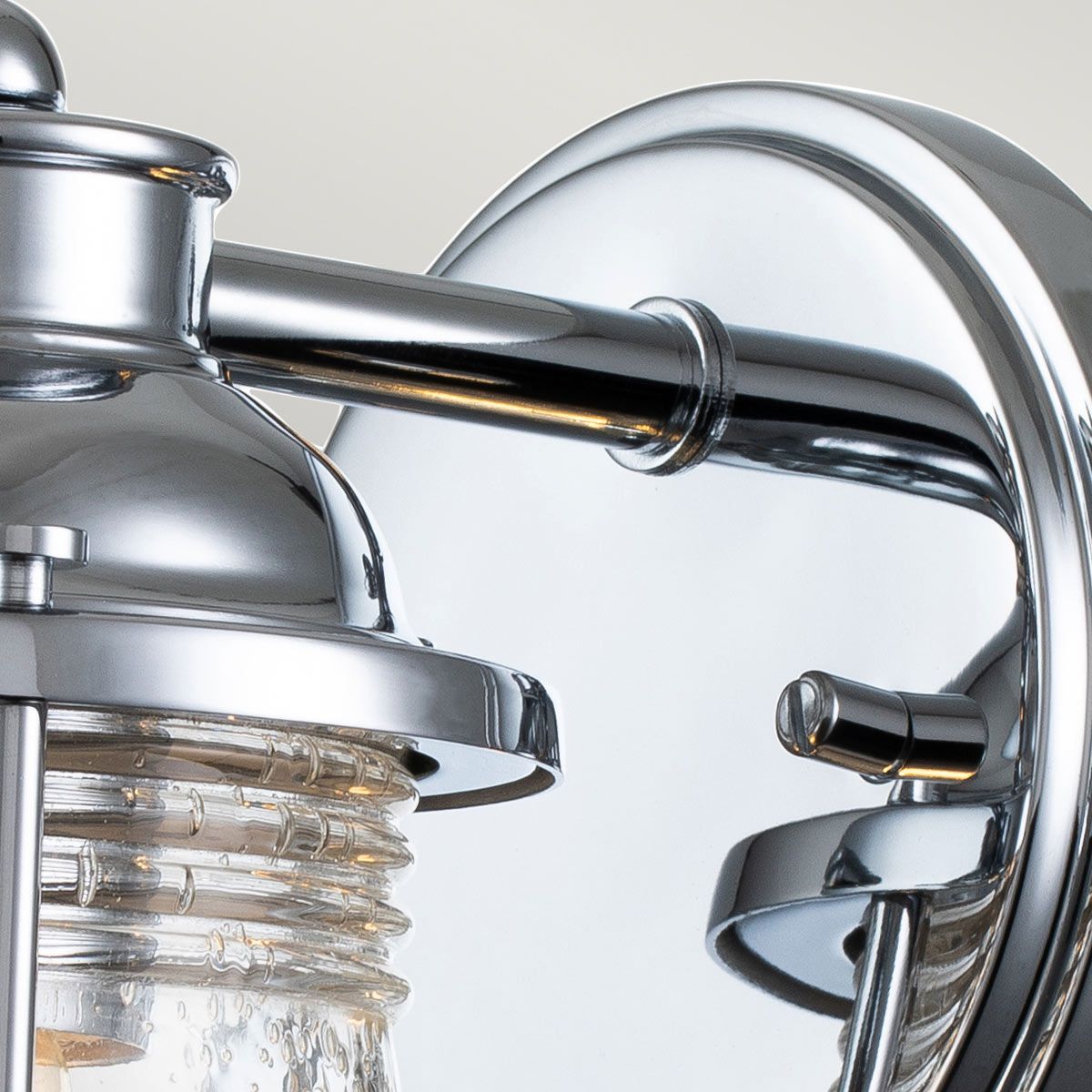 Quintiesse - Ashland Bay Single Wall Light - Polished Chrome
