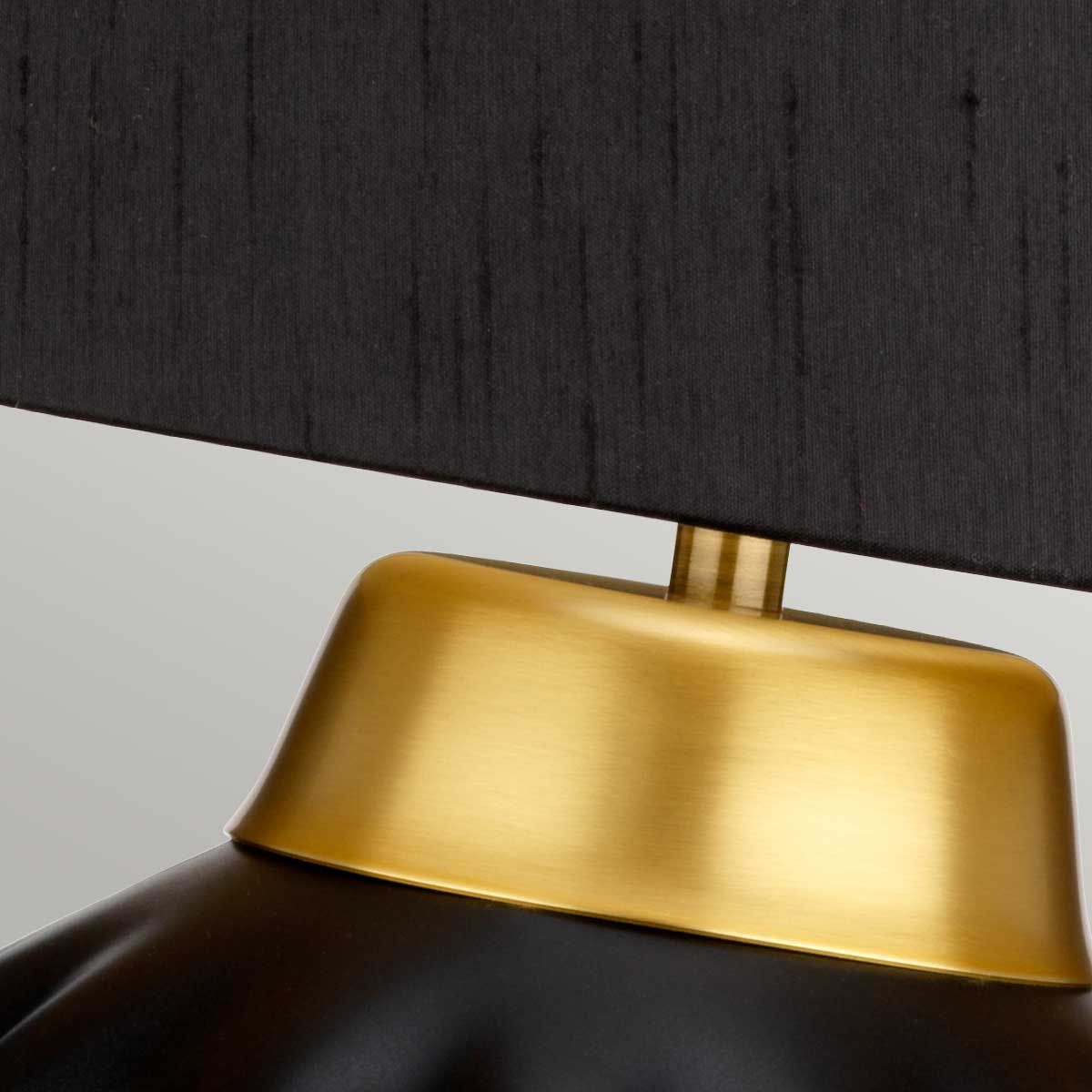 Quintiesse - Bexley Table Lamp - Black & Gold