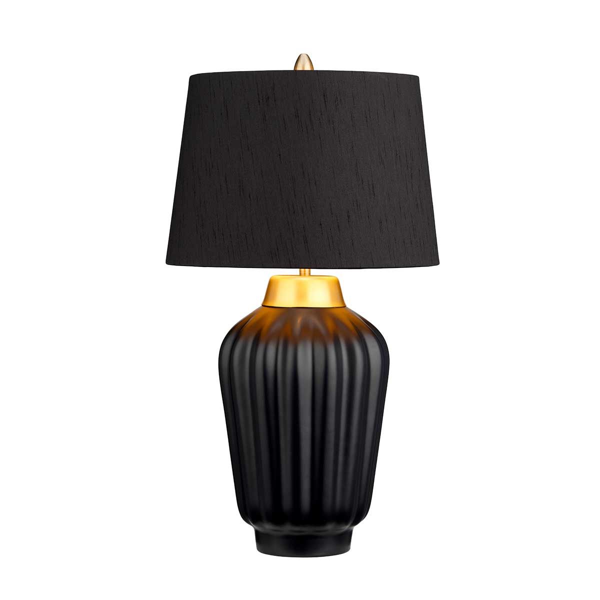 Quintiesse - Bexley Table Lamp - Black & Gold