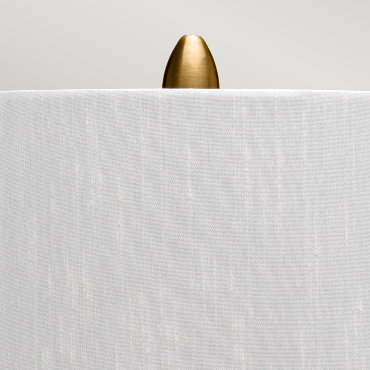 Quintiesse - Bexley Table Lamp - White & Brushed Brass