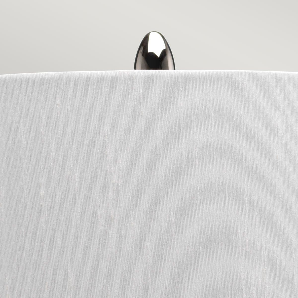 Quintiesse - Bexley Table Lamp - White & Polished Nickel