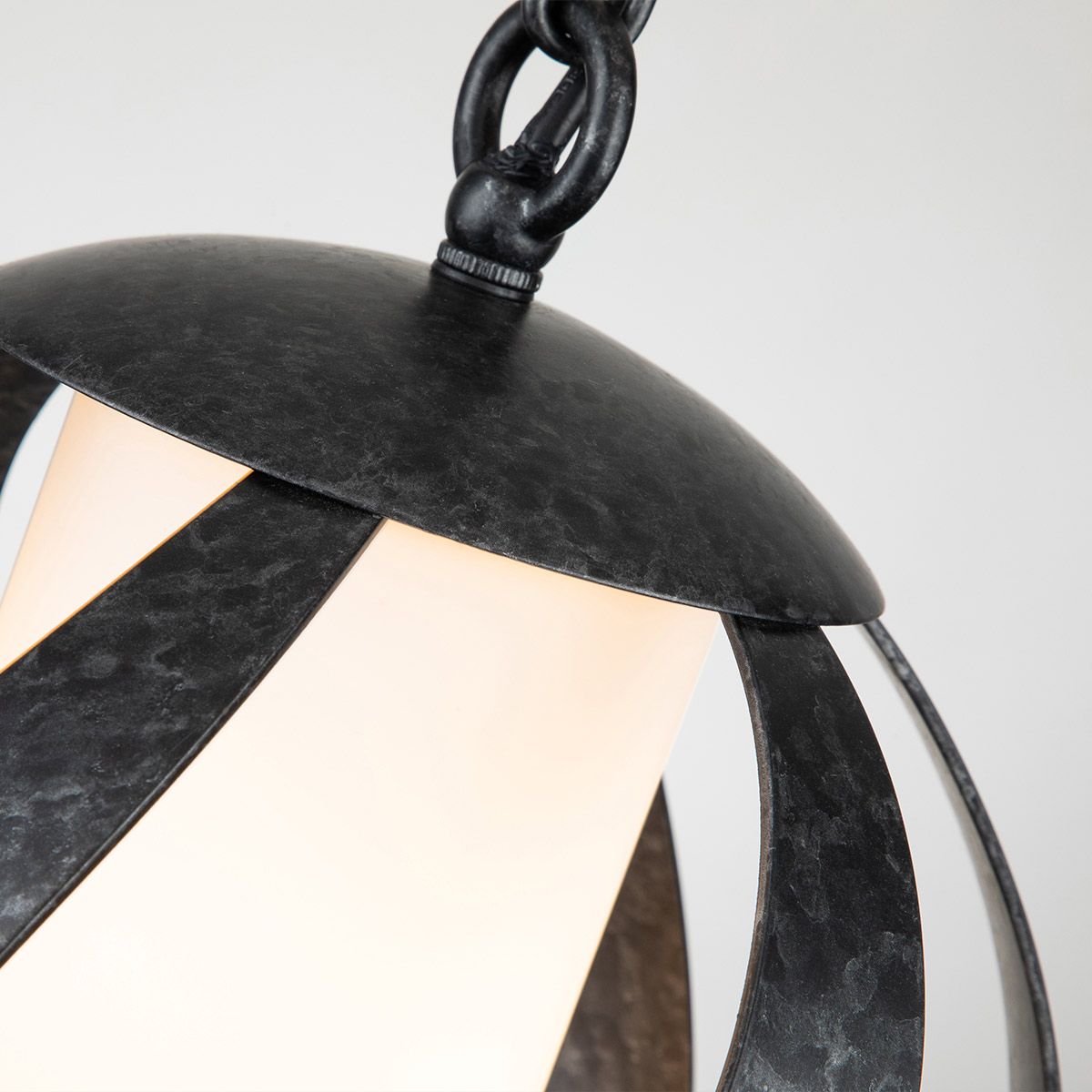Quintiesse - Blacksmith Single Outdoor Pendant Light - Black