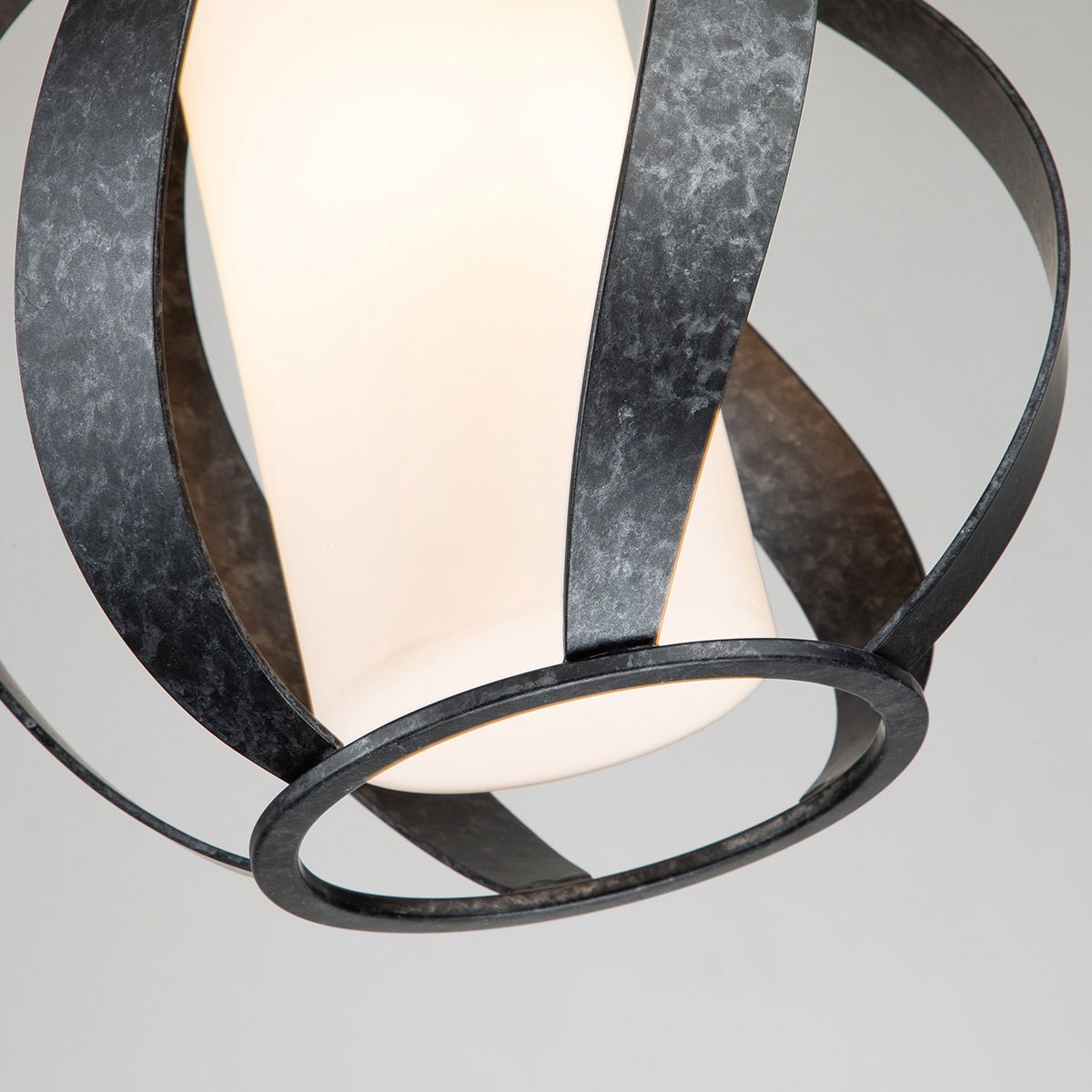 Quintiesse - Blacksmith Single Outdoor Pendant Light - Black