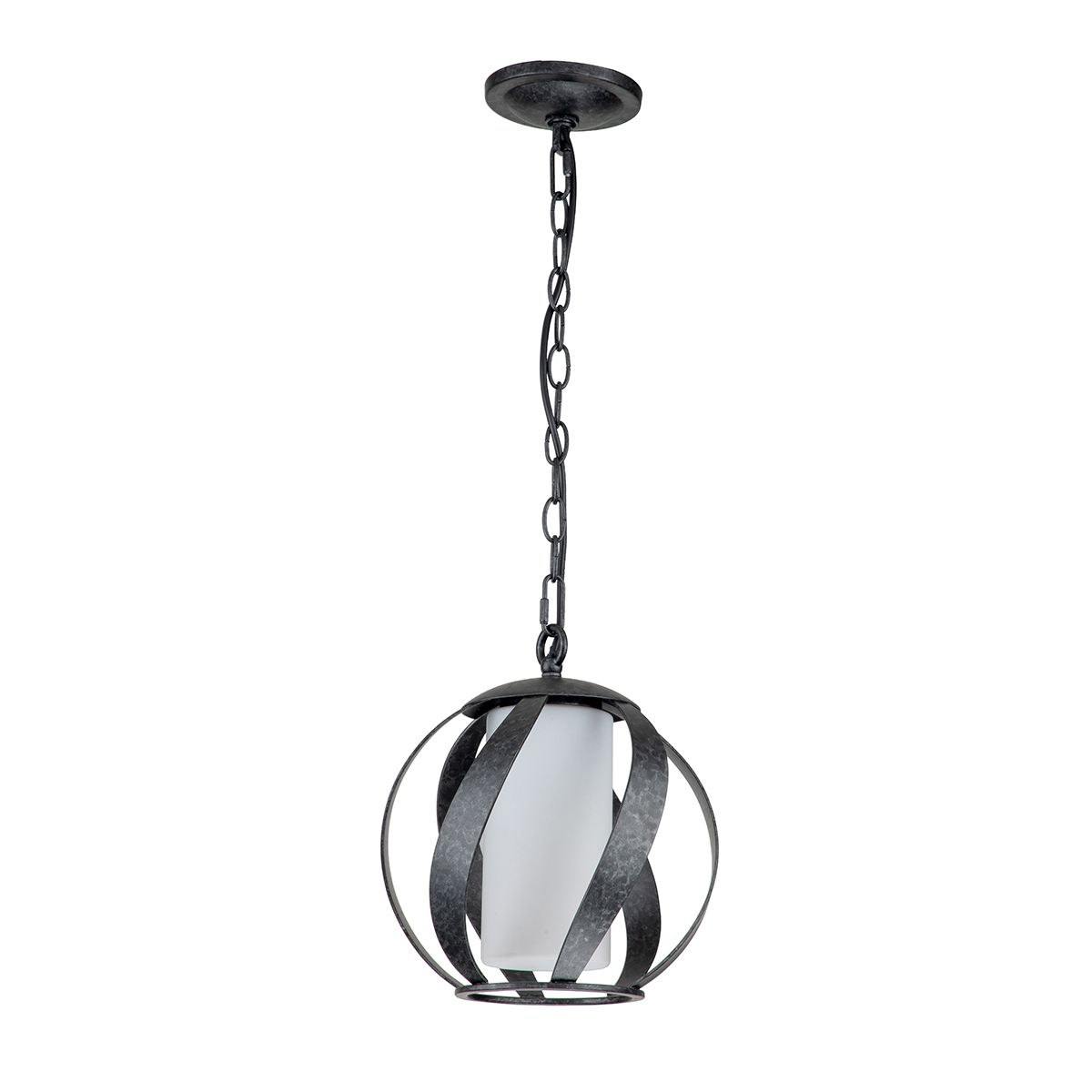 Quintiesse - Blacksmith Single Outdoor Pendant Light - Black