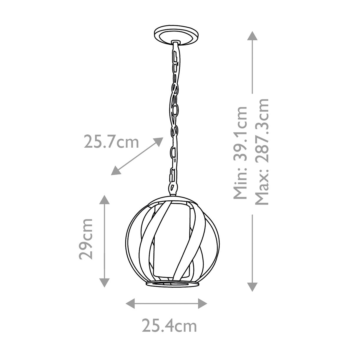 Quintiesse - Blacksmith Single Outdoor Pendant Light - Black