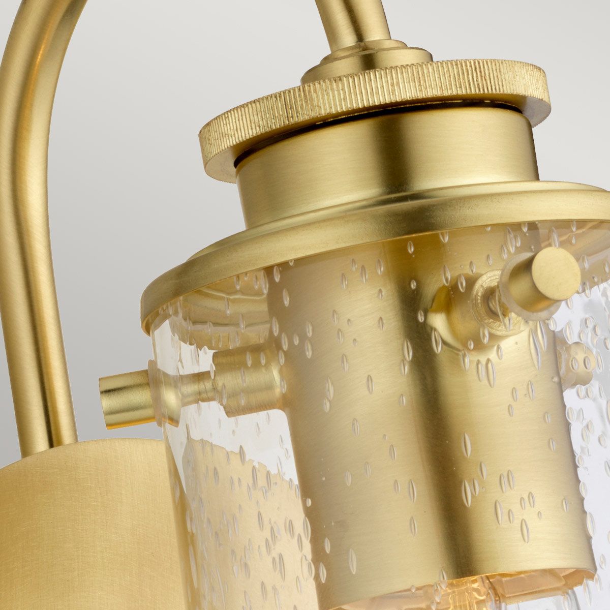 Quintiesse - Braelyn Single Wall Light - Brushed Brass