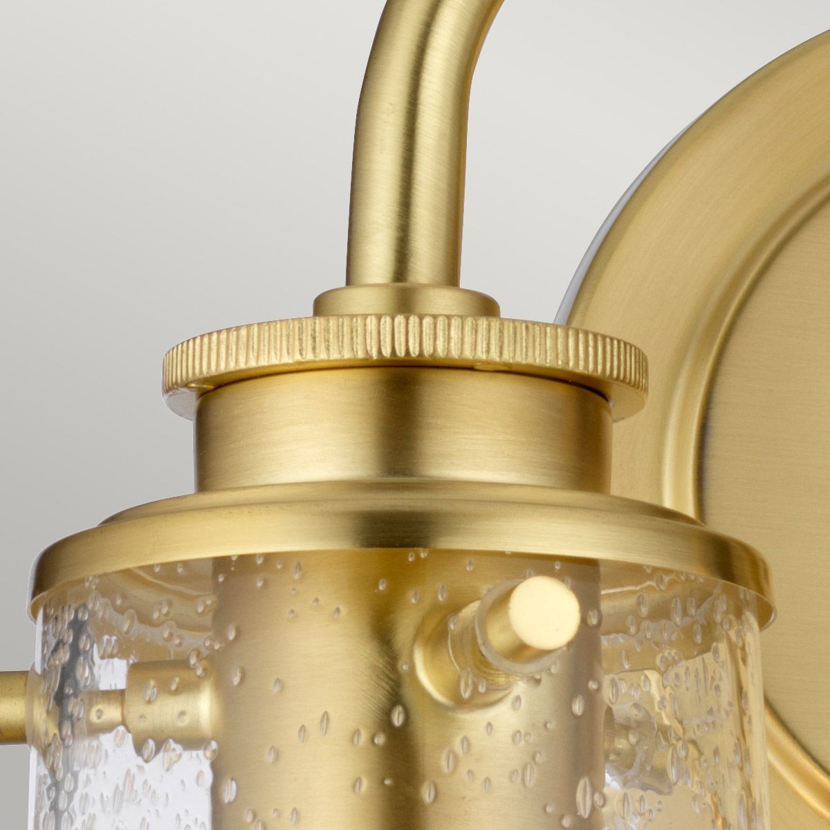 Quintiesse - Braelyn Double Wall Light - Brushed Brass
