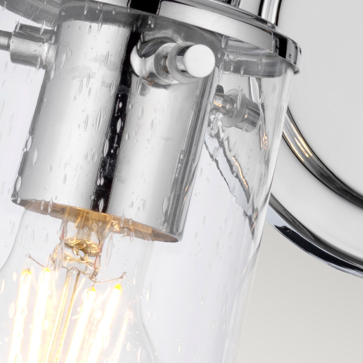 Quintiesse - Braelyn Double Wall Light - Polished Chrome