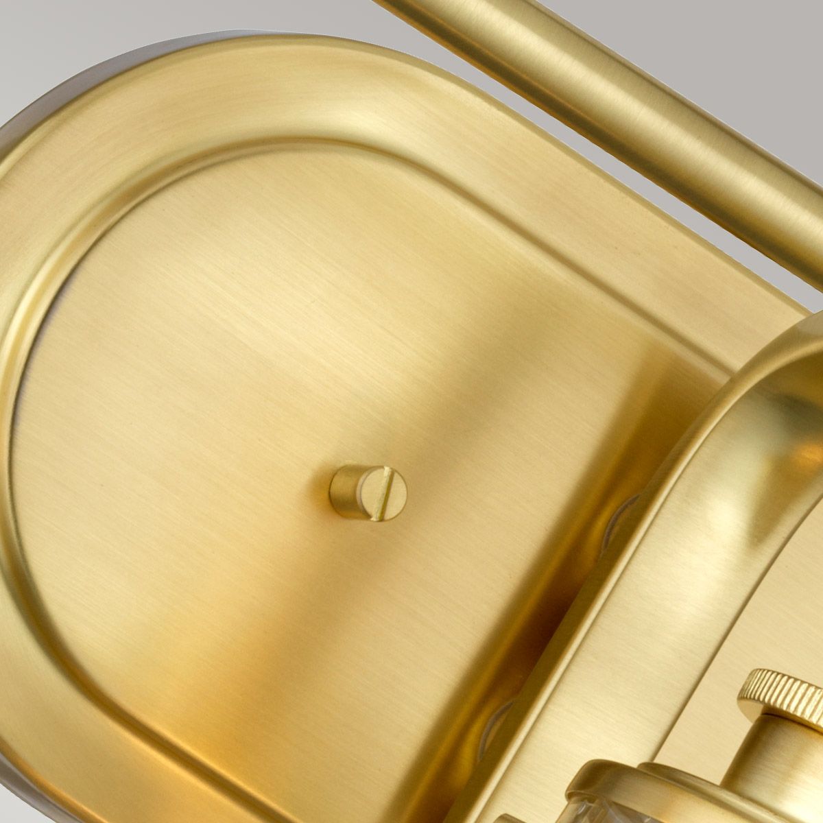 Quintiesse - Braelyn Triple Wall Light - Brushed Brass