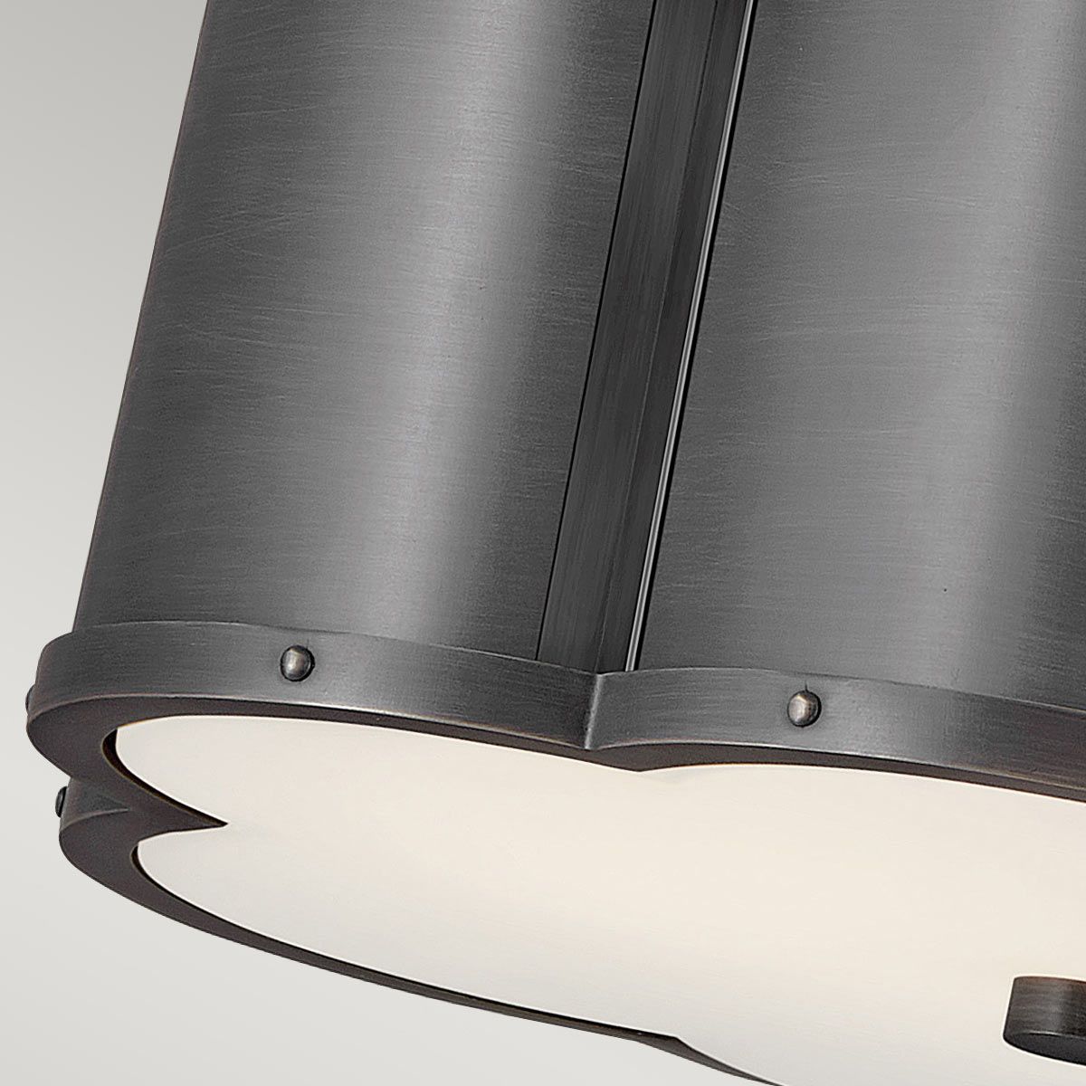 Quintiesse - Chance Double Semi Flush Ceiling Light - Blackened Brass