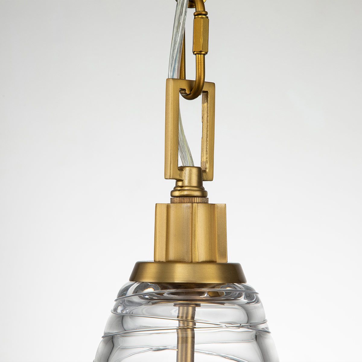 Quintiesse - Elmore Single Pendant Light - Brass