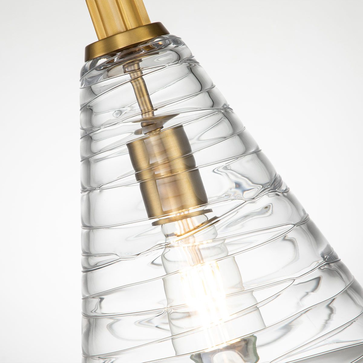 Quintiesse - Elmore Single Pendant Light - Brass