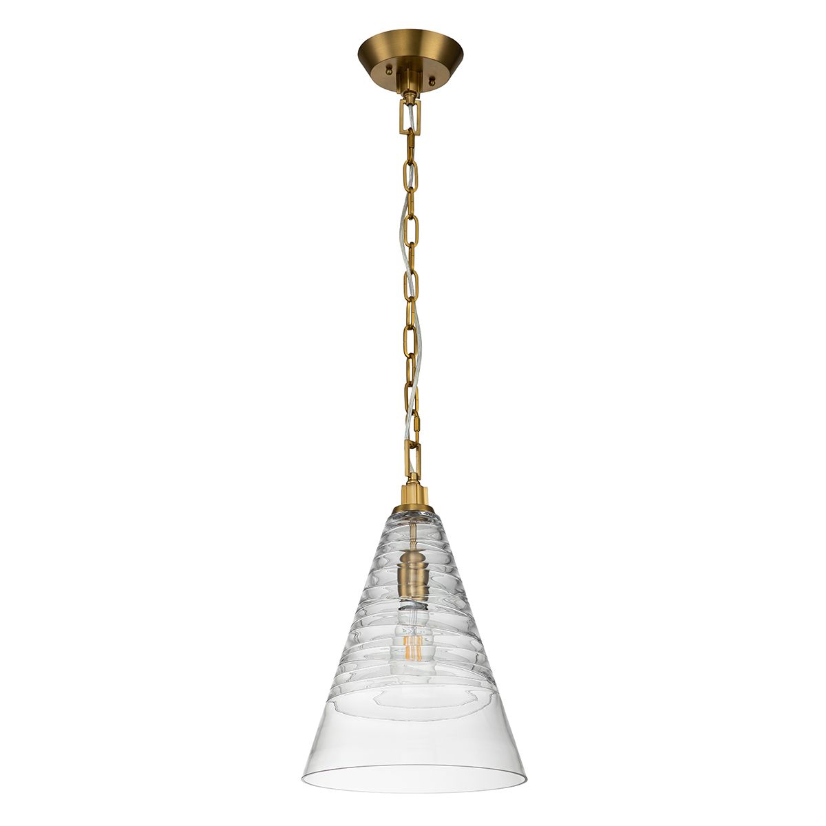 Quintiesse - Elmore Single Pendant Light - Brass