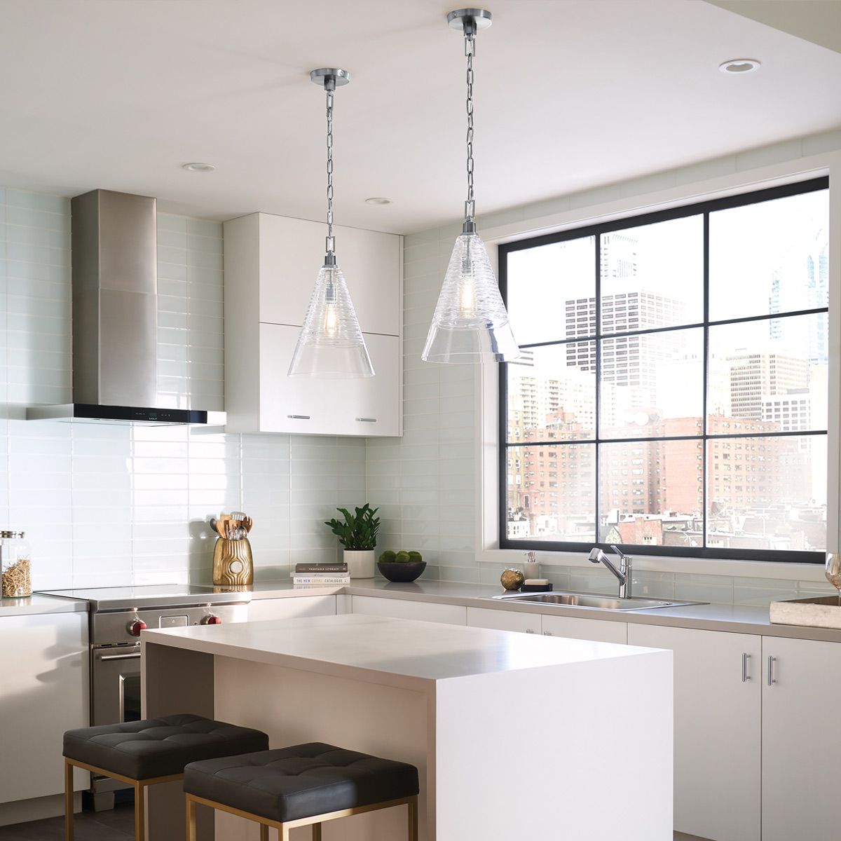Quintiesse - Elmore Single Pendant Light - Polished Chrome