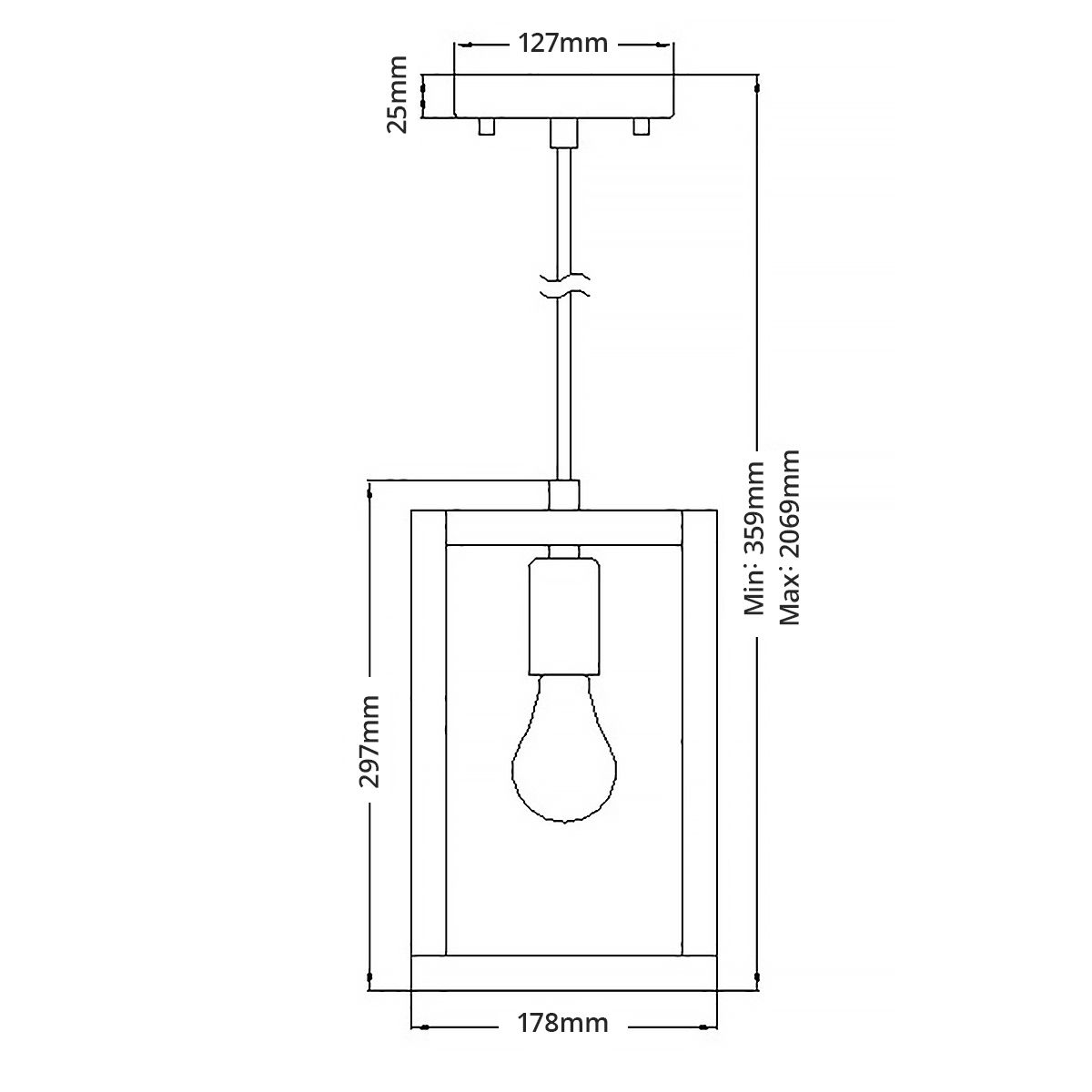 Quintiesse - Ensemble Single Pendant Light - Brushed Bronze