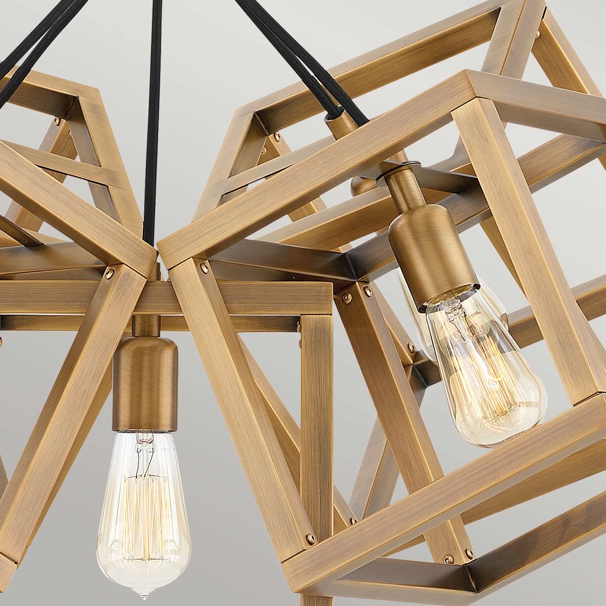 Quintiesse - Ensemble 5 Light Pendant Light - Brushed Bronze