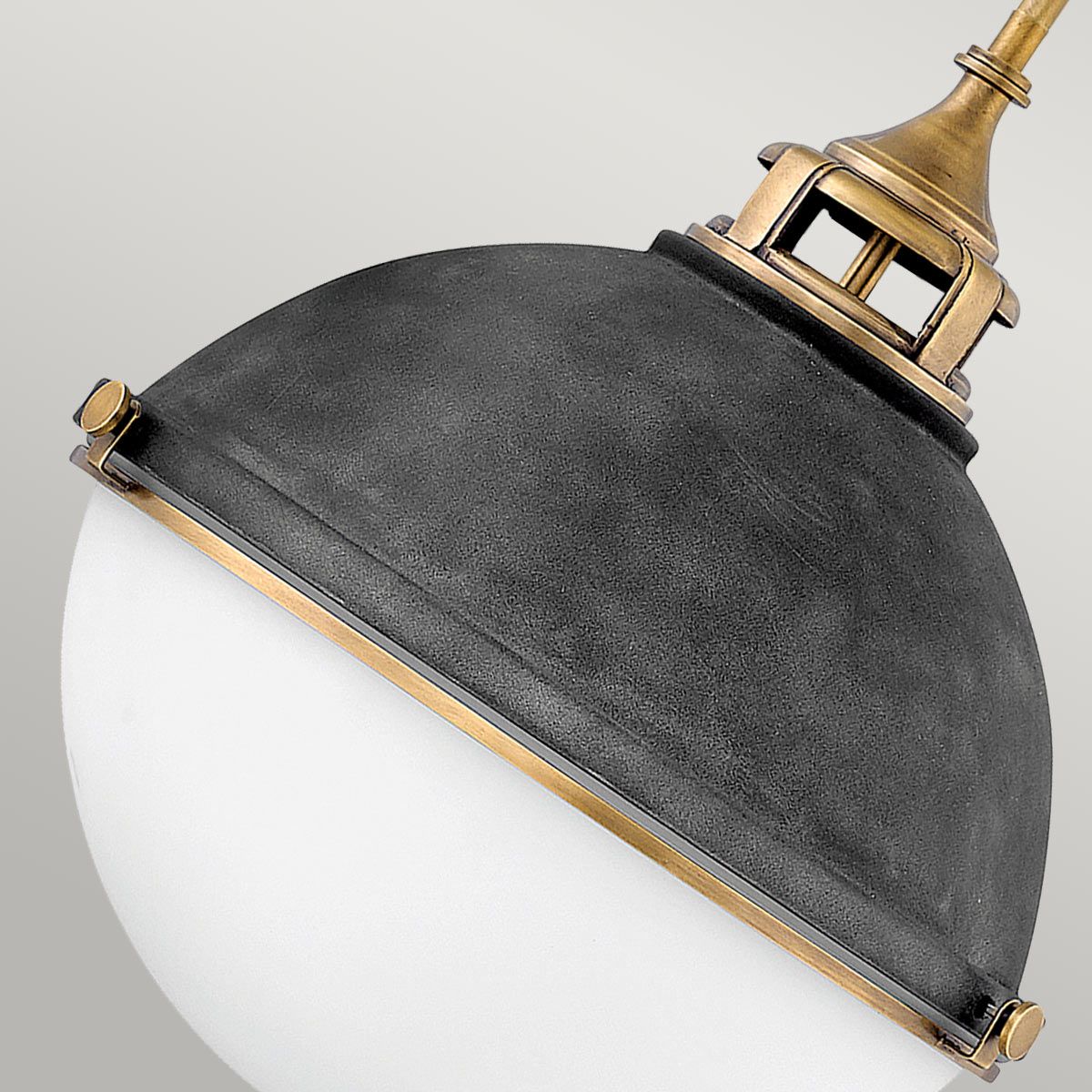 Quintiesse - Fletcher Triple Pendant Light - Gold & Black